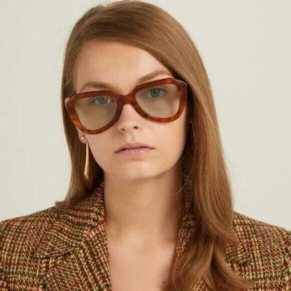 NWT CELINE SUNGLASSES HAVANA - Picture 1 of 4